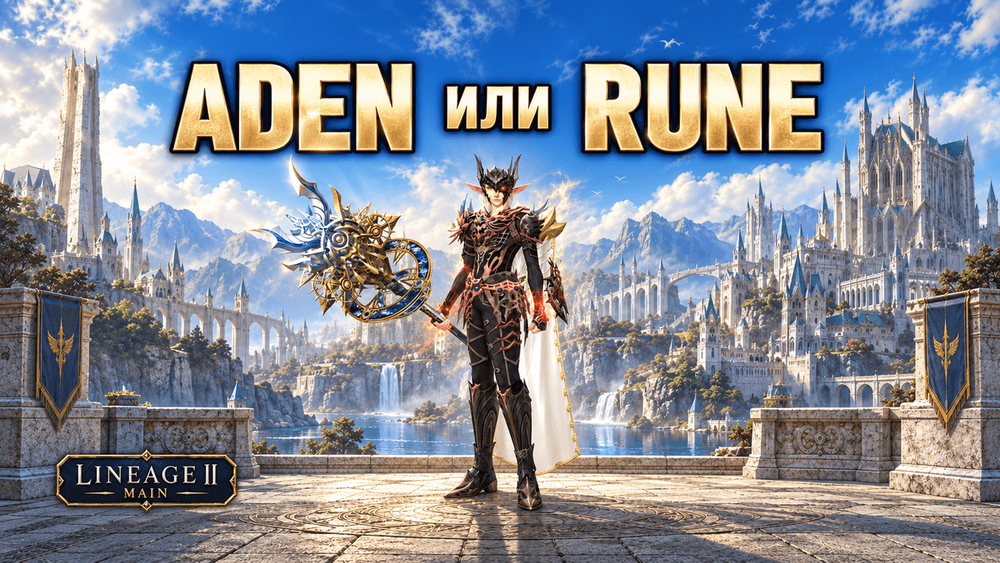Новые сервера Lineage 2 Main ADEN и RUNE - три обновления в октябре 2026